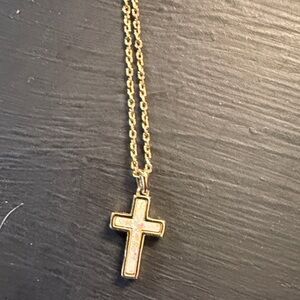 Kendra Scott Gold Cross Necklace
